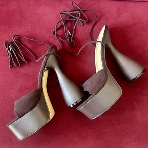 EGO Strappy. Platform Heels size 7